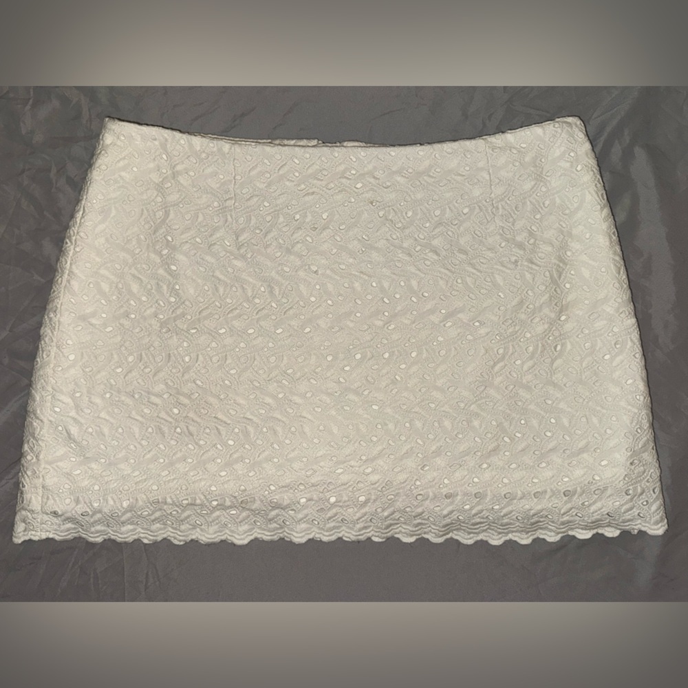 Lilly Pulitzer White Mini Skirt